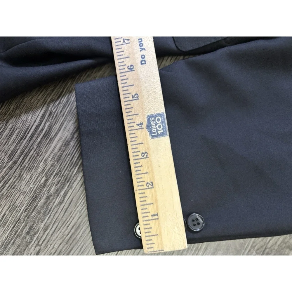 Sartoria italiana Blazer jacket Black sz 44R Made In Italy